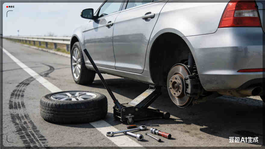 桥东区流动补胎电话【案例】